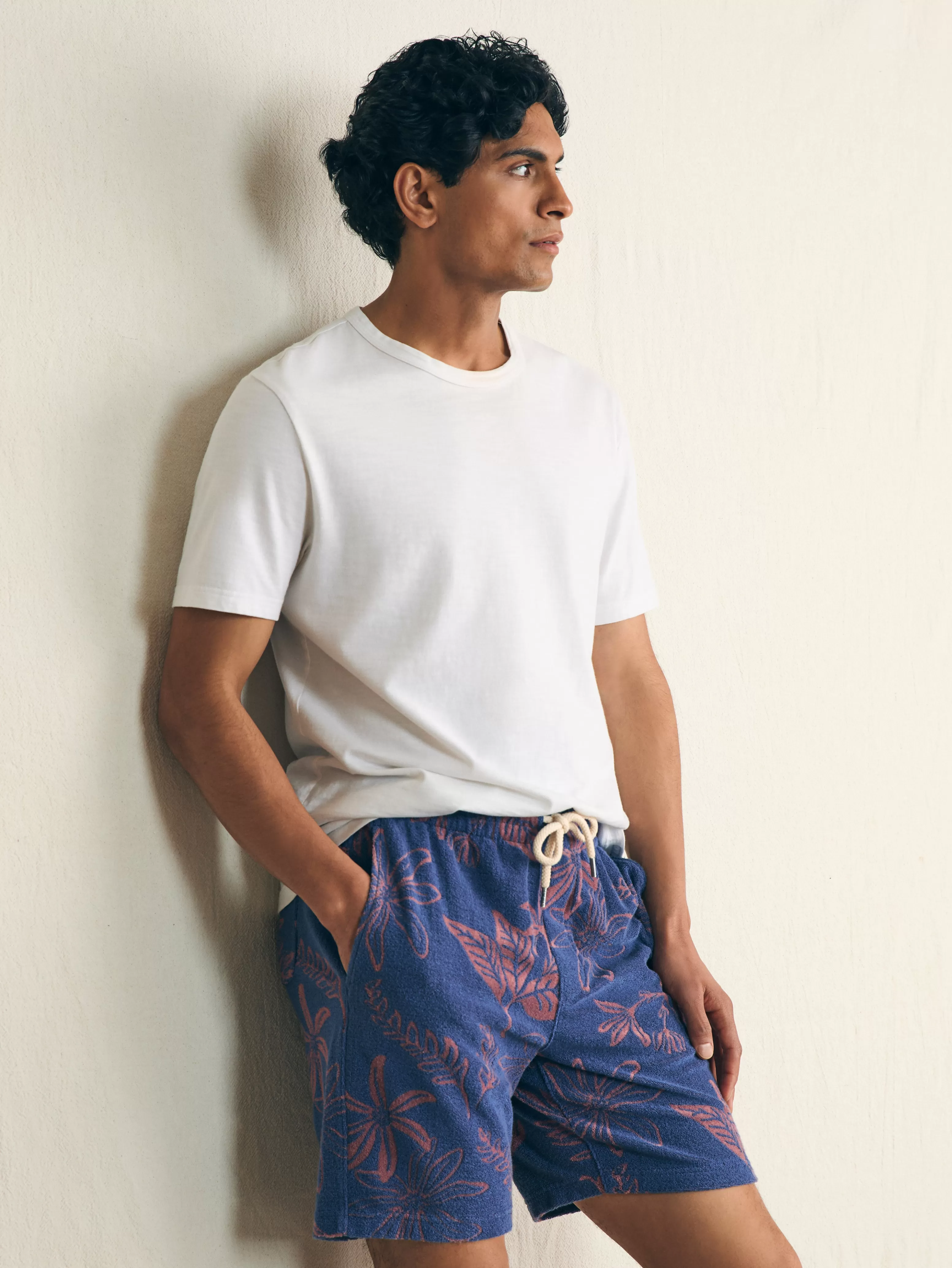 Cabana Towel Terry Sweatshort - | Faherty Brand Flash Sale