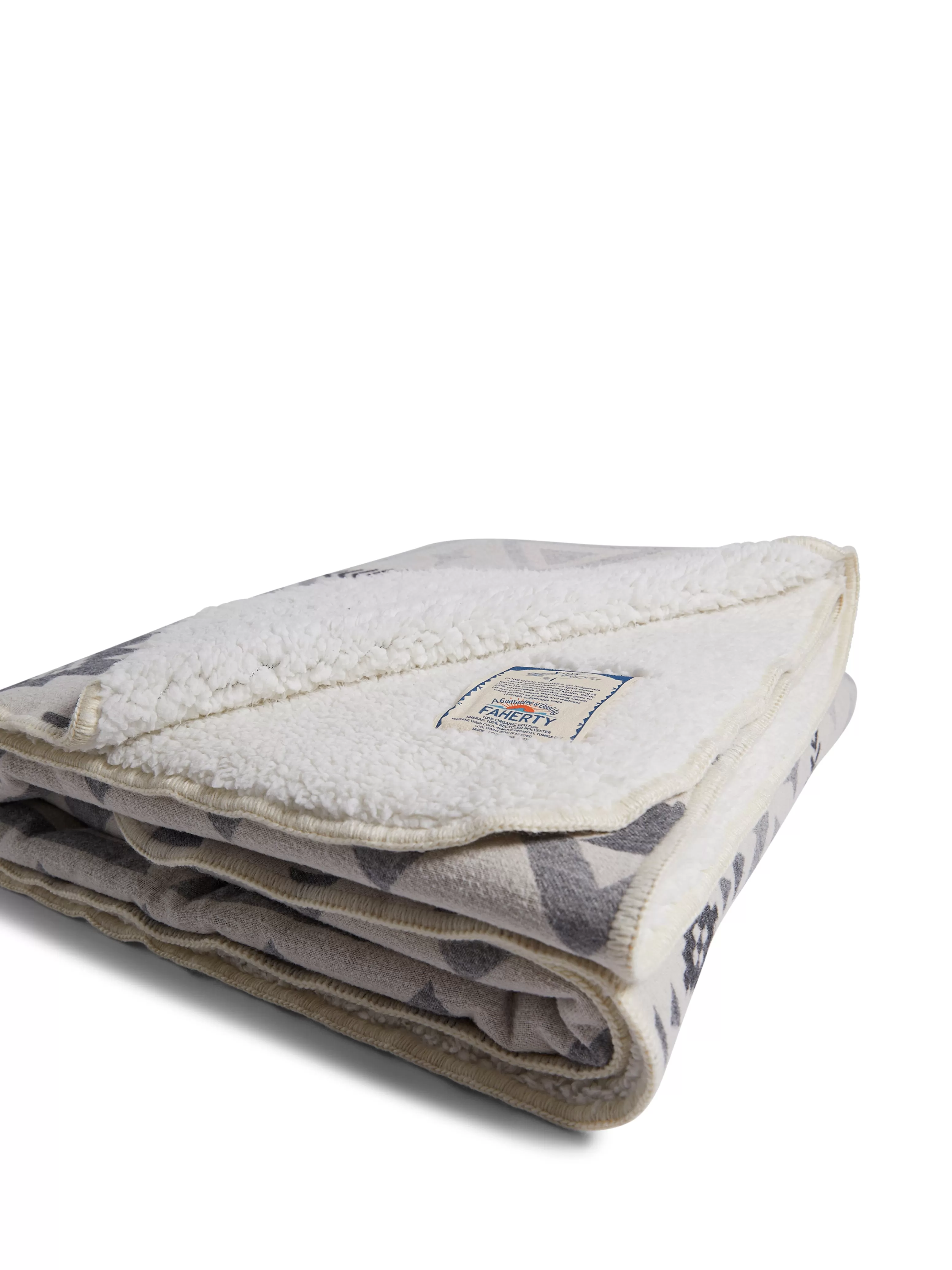 Doug Good Feather Recycled High Pile Fleece Blanket - | Faherty Brand Fashion