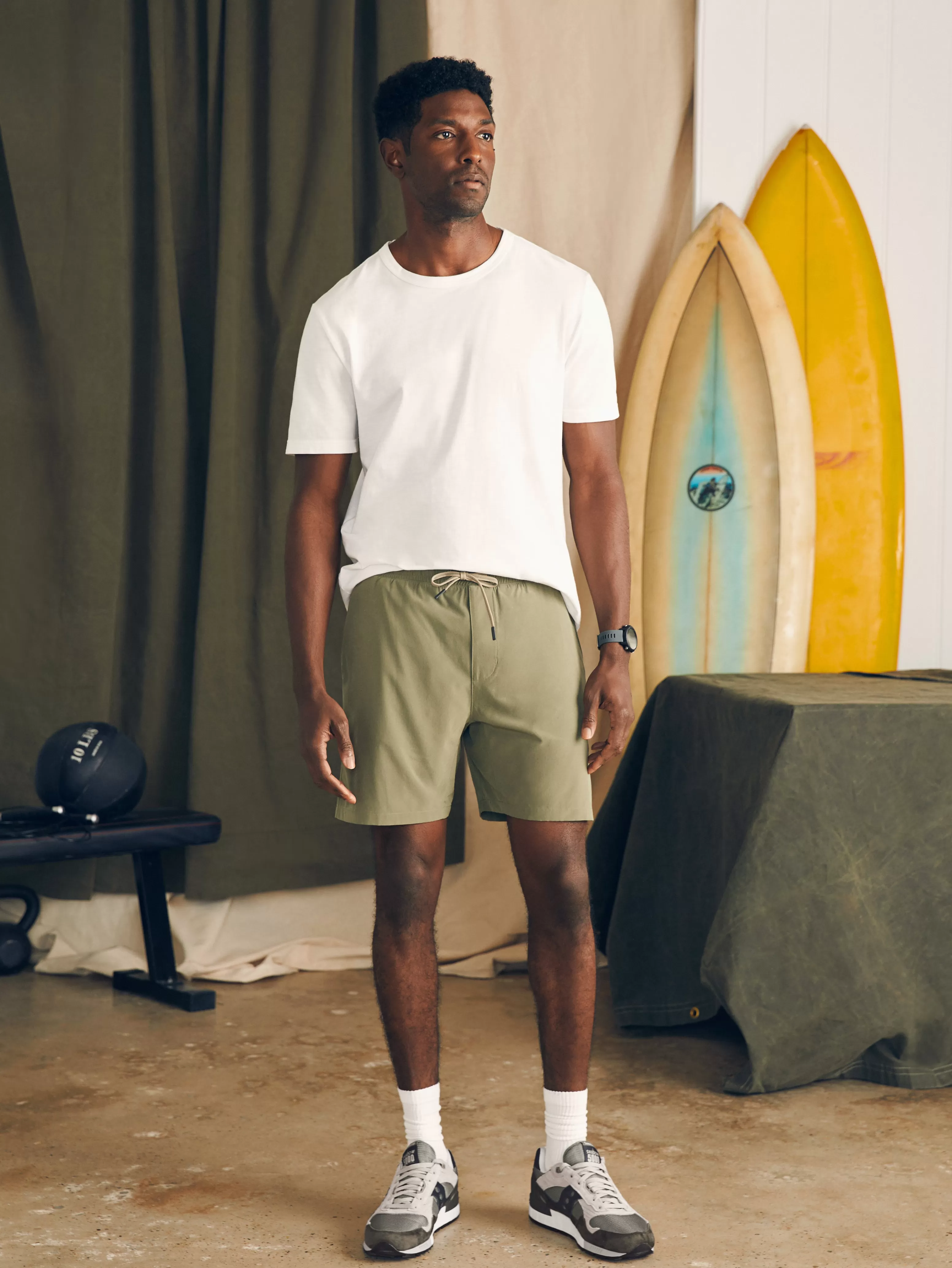 Shorelite Active Swim Short (7" Inseam) - | Faherty Brand Best