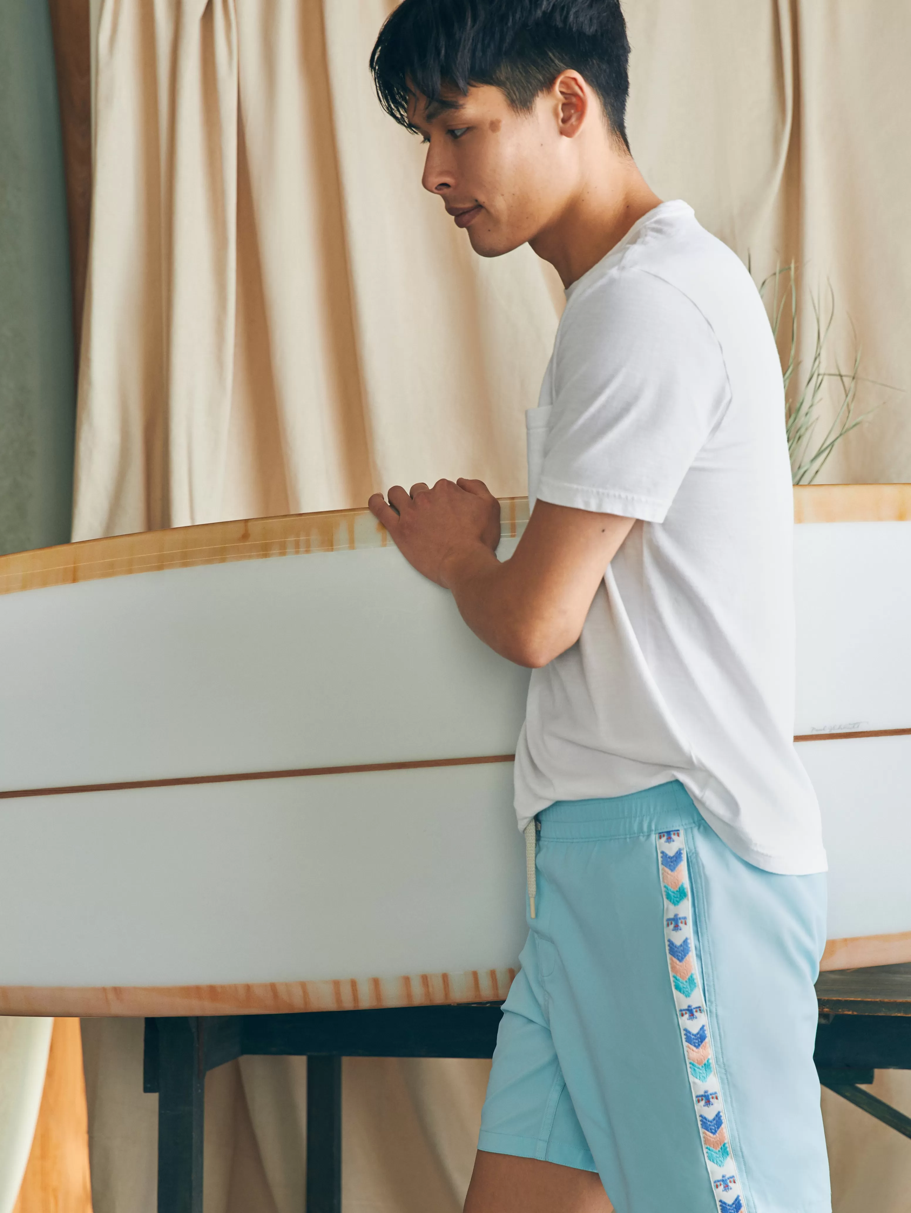 Steven Paul Judd Good Medicine Sunwashed Boardshort - | Faherty Brand Sale